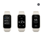 XIAOMI SMART BAND 9 ACTIVE BEIGE - BLANCO - Imagen 2