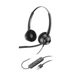 Diadema Poly EncorePro 320 QD + Adaptador DA75 USB-A/C