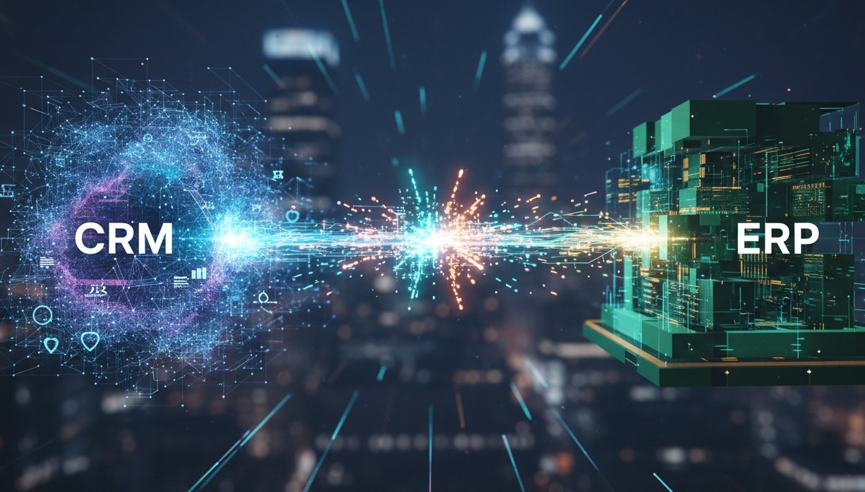 integración CRM y ERP empresarial
