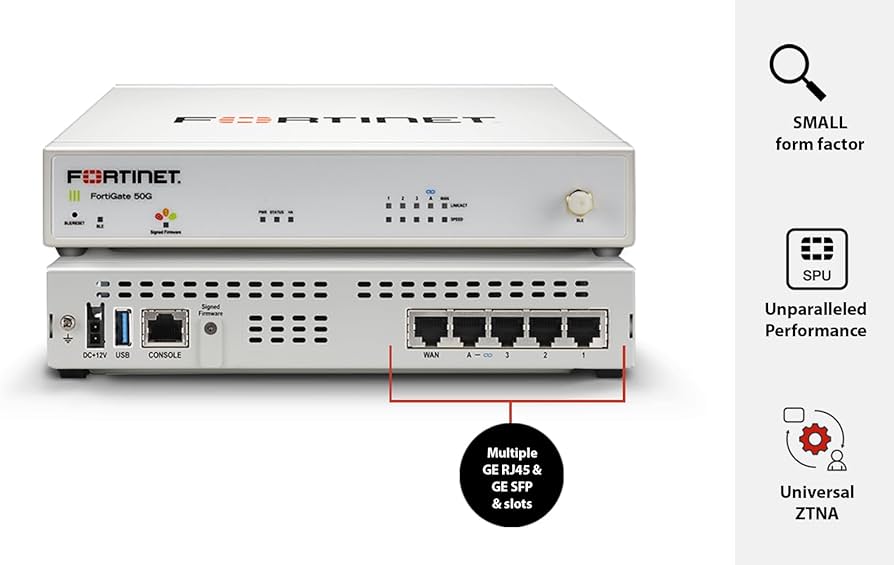 FortiGate 50G GPU dedicada FG 50G BDL 950 12 — FortiGate-50G (FG-50G-BDL-950-12) workstation empresarial